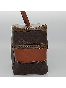 Céline Vanity Brown Canvas Handbag (view 2)