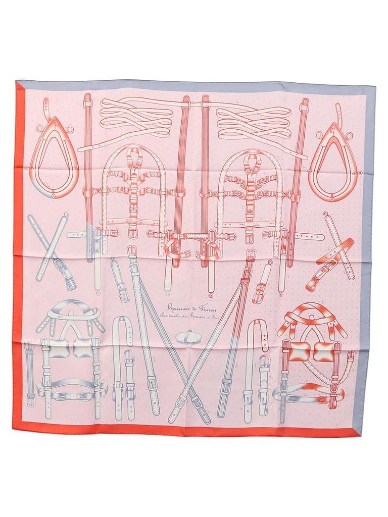 Hermès 100% Silk Solid Multi Color Carré 90 Multicolour Silk Scarf One size - photo 1