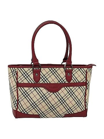 Burberry Nova Check Beige Canvas Tote Bag (view 1)