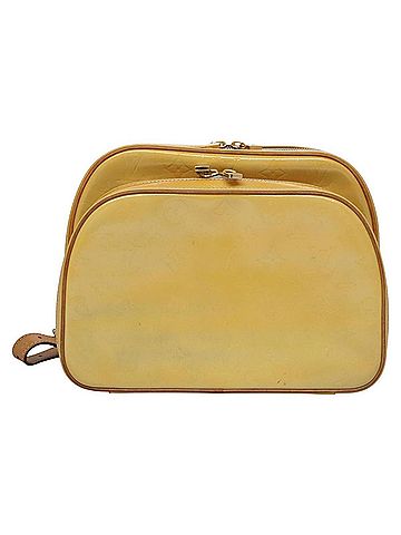 Louis Vuitton Yellow Patent Leather Backpack Bag (view 1)