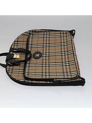 Burberry Nova Check Beige Canvas Travel Bag (view 2)