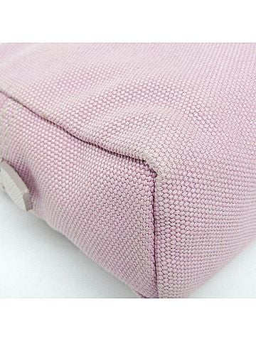 Prada Pink Cotton Clutch Bag (view 2)