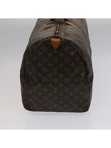 Louis Vuitton Keepall 60 Brown Canvas Travel Bag (view 2)