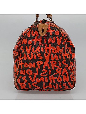 Louis Vuitton Speedy 30 Brown Canvas Handbag (view 2)