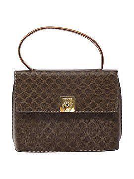 Céline Macadam Brown Canvas Handbag (view 1)