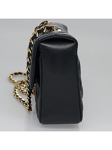 Givenchy Vintage Black Leather Shoulder Bag (view 2)