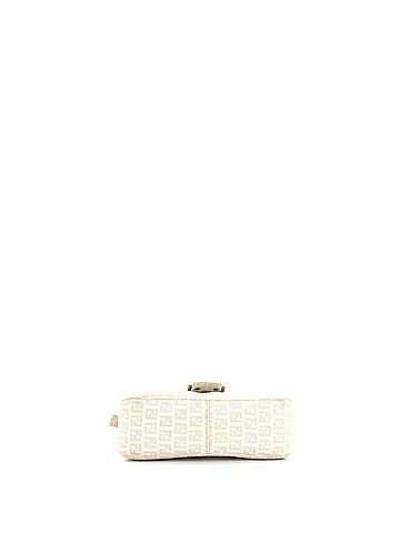 Fendi Vintage FF Buckle Curved Hobo Zucchino Coated Canvas Small (view 2)