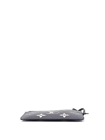Louis Vuitton Neverfull Pochette Bicolor Monogram Empreinte Giant Large (view 2)
