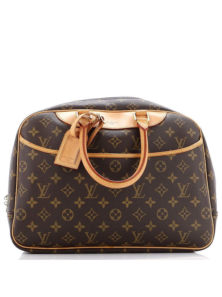 Louis Vuitton 100% Coatead Canvas Brown Deauville Handbag Monogram Canvas One size - photo 1
