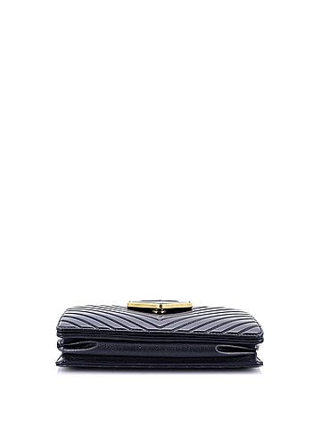 Chanel Collar and Tie Flap Bag Chevron Sheepskin Small (view 2)