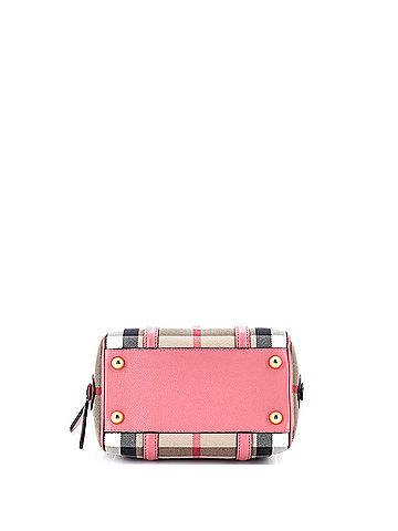 Burberry Alchester Convertible Satchel House Check Canvas Small (view 2)