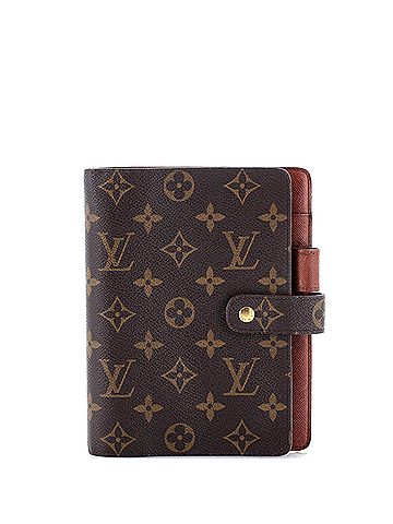 Louis Vuitton Ring Agenda Cover Monogram Canvas MM (view 1)