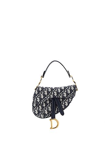 Christian Dior Saddle Handbag Oblique Canvas Mini (view 1)