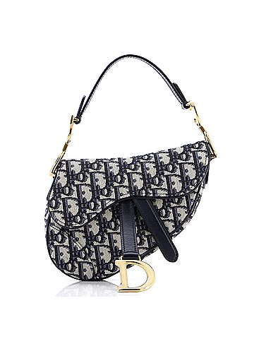 Christian Dior Saddle Handbag Oblique Canvas Mini (view 1)