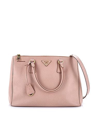 Prada Double Zip Lux Tote Saffiano Leather Medium (view 1)