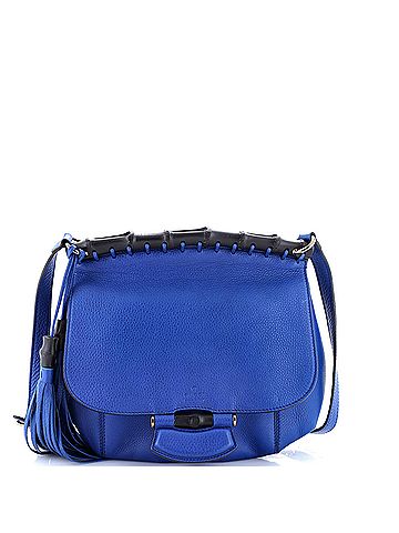 Gucci Nouveau Fringe Crossbody Bag Leather Medium (view 1)