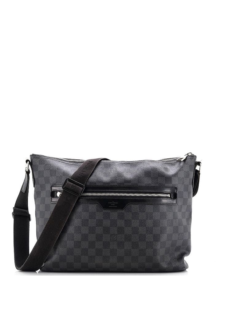 Louis Vuitton 100% Coatead Canvas Black Mick Messenger Bag Damier Graphite MM One size - photo 1