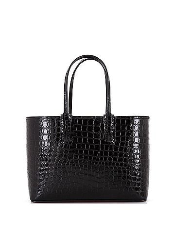 Christian Louboutin Cabata East West Tote Crocodile Embossed Leather Small (view 1)