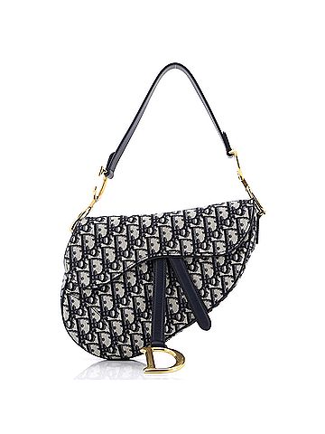 Christian Dior Saddle Handbag Oblique Canvas Medium (view 1)