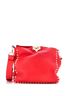 Valentino Garavani 100% Leather Red Rockstud Flip Lock Messenger Bag Leather Small One size - photo 1