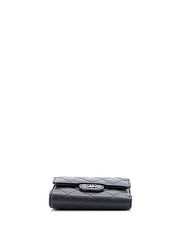 Chanel CC Compact Classic Flap Wallet Quilted Caviar (view 2)