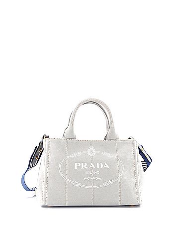 Prada Canapa Convertible Tote Canvas Mini (view 1)