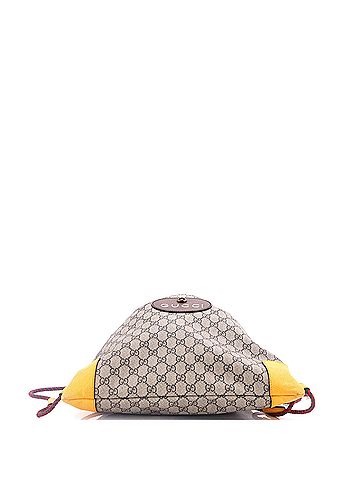 Gucci Neo Vintage Drawstring Backpack GG Coated Canvas Large (view 2)