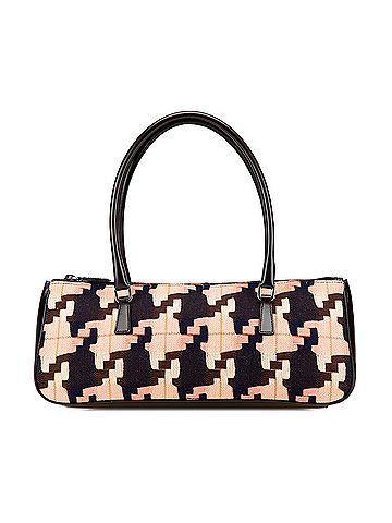 Prada Wool Houndstooth Handbag (view 1)