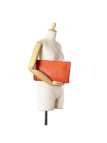 Gucci Calfskin Bamboo Tassel Clutch (view 2)