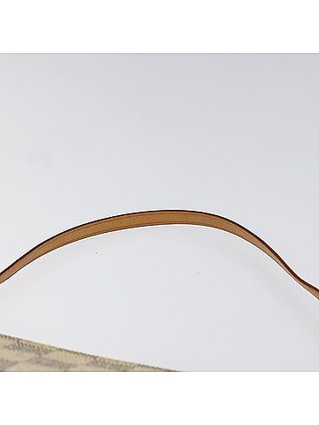 Louis Vuitton Pochette Accessoire White Canvas Clutch Bag (view 2)