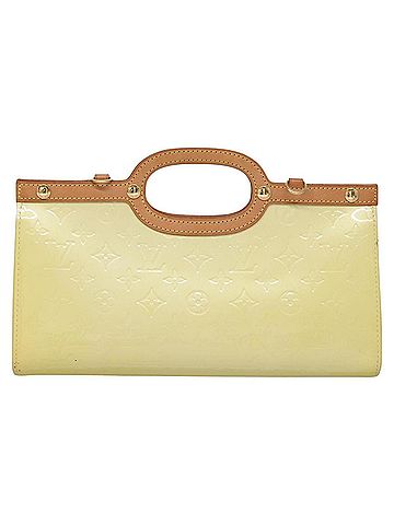 Louis Vuitton Roxbury Yellow Patent Leather Handbag (view 1)