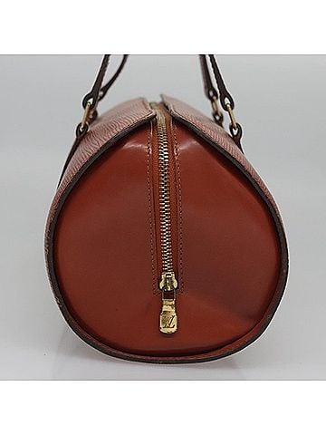 Louis Vuitton Soufflot Brown Leather Handbag (view 2)