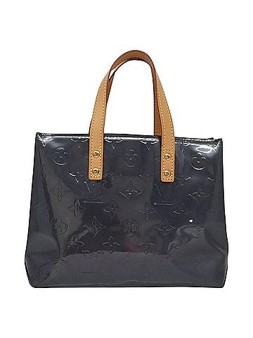 Louis Vuitton Reade Navy Patent Leather Handbag (view 1)