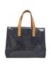 Louis Vuitton 100% Patent Leather Solid Blue Reade Navy Patent Leather Handbag One size - photo 1