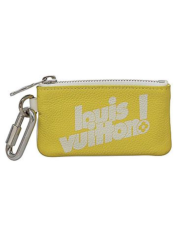 Louis Vuitton Pochette Clés Yellow Leather Wallet (view 1)