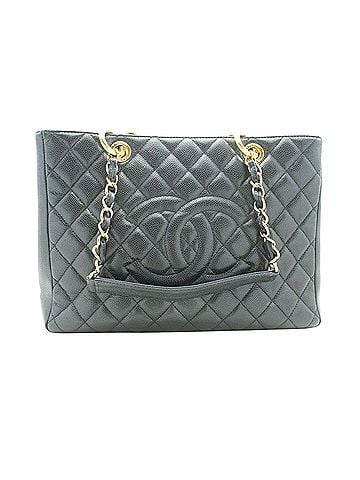 Chanel Black Leather Shoulder Bag (view 1)