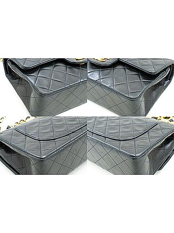 Chanel Timeless 23 Black Leather Shoulder Bag (view 2)