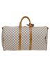 Louis Vuitton 100% Canvas Solid White Keepall Bandouliere 55 White Canvas Travel Bag One size - photo 3