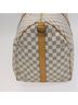 Louis Vuitton 100% Canvas Solid White Keepall Bandouliere 55 White Canvas Travel Bag One size - photo 4