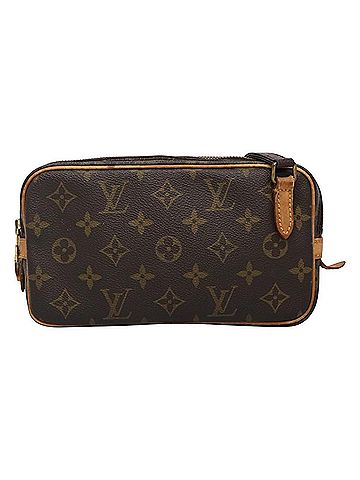 Louis Vuitton Marly Brown Canvas Shoulder Bag (view 1)