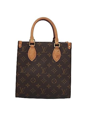 Louis Vuitton Plat Brown Canvas Handbag (view 1)