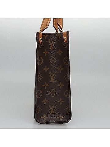 Louis Vuitton Plat Brown Canvas Handbag (view 2)