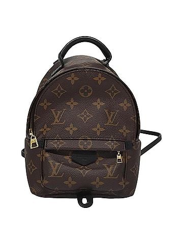 Louis Vuitton Palm Springs Brown Canvas Backpack Bag (view 1)
