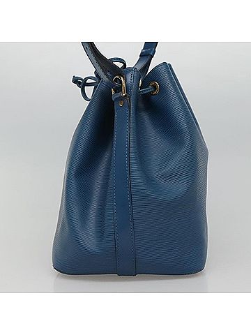 Louis Vuitton Noe Blue Leather Shoulder Bag (view 2)
