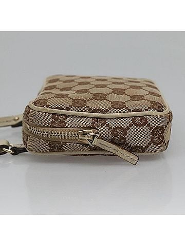 Gucci Gg Canvas Beige Canvas Shoulder Bag (view 2)
