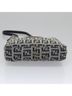 Fendi 100% Canvas Solid Blue Zucchino Navy Canvas Handbag One size - photo 7