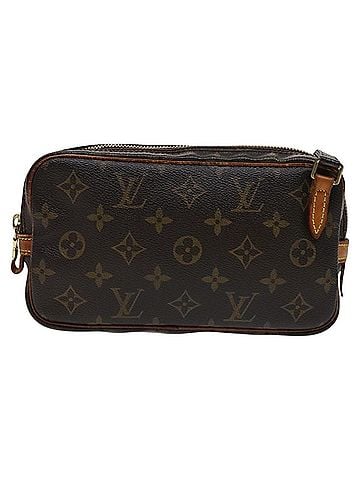 Louis Vuitton Marly Brown Canvas Shoulder Bag (view 1)