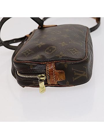 Louis Vuitton Marly Brown Canvas Shoulder Bag (view 2)