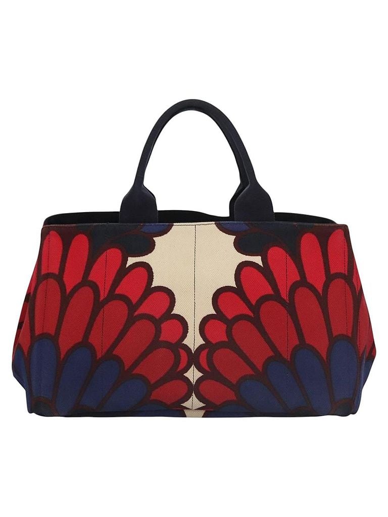 Prada 100% Canvas Solid Multi Color Canapa Multicolour Canvas Handbag One size - photo 1