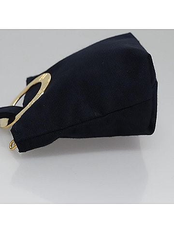 Céline Logo Du Cercle Black Synthetic Clutch Bag (view 2)